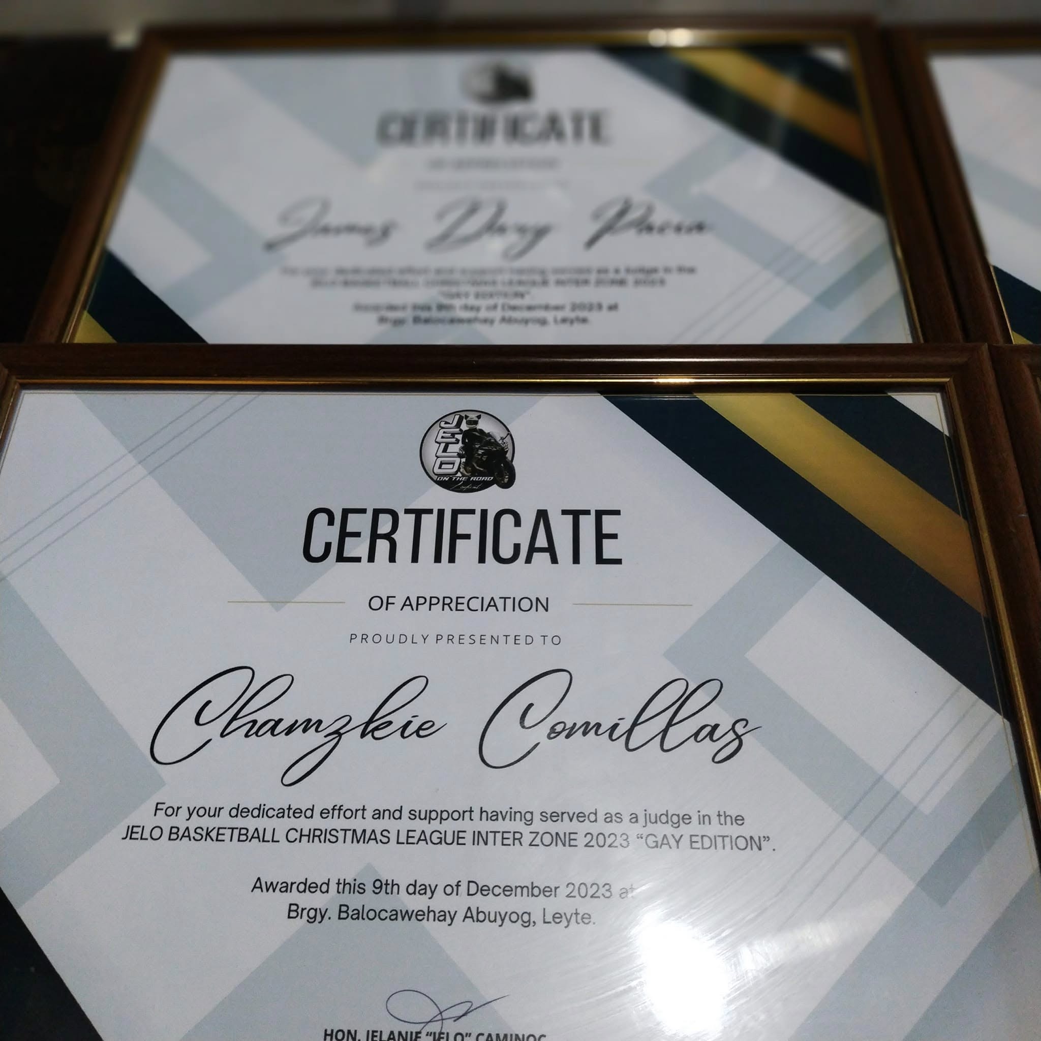 Certificates